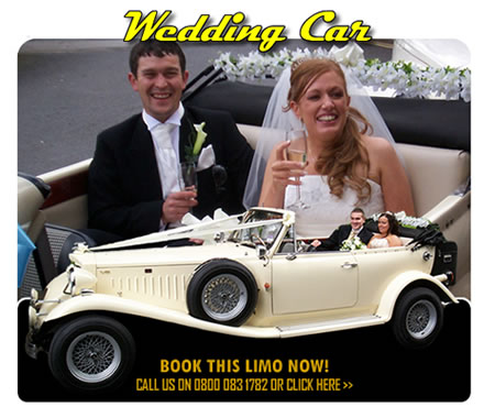 Open Top Wedding Car