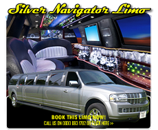 Silver Lincoln Navigator